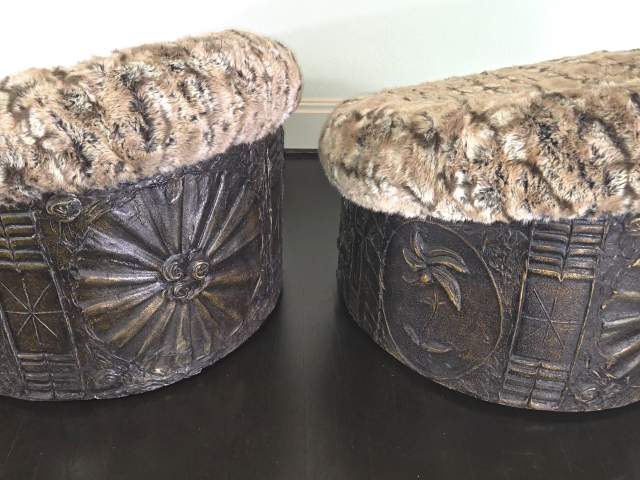 Brutalist Swivel Chairs 