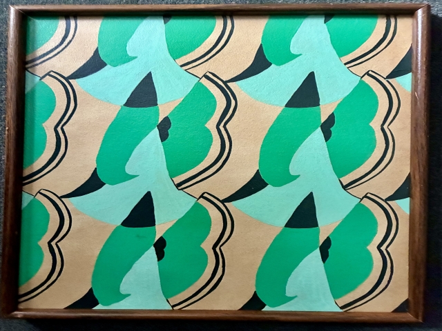 Art Deco Abstract Painting from c. 1943