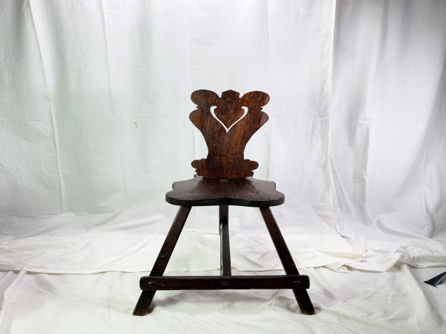 Antique Carved Wooden Renaissance Chair