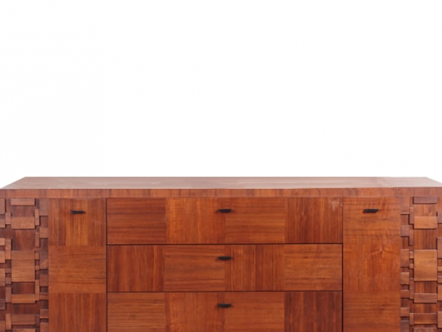 Mid Century Modern Brutalist Dresser by Lane