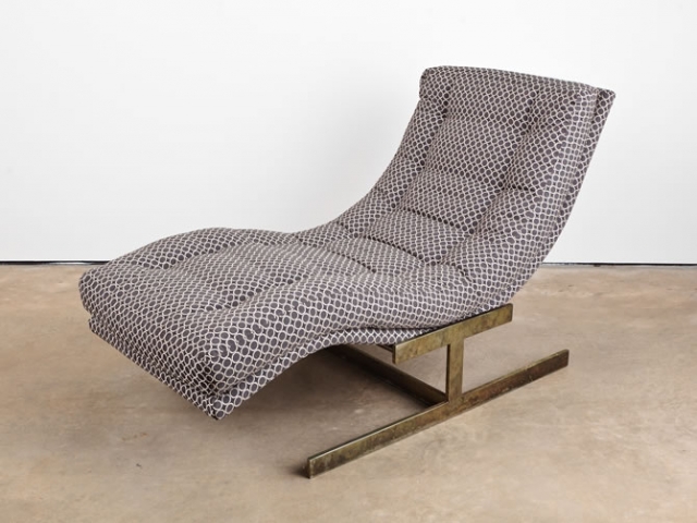 Milo Baughman chaise lounge