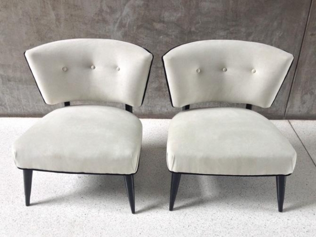 Billy Haines slipper lounge chairs