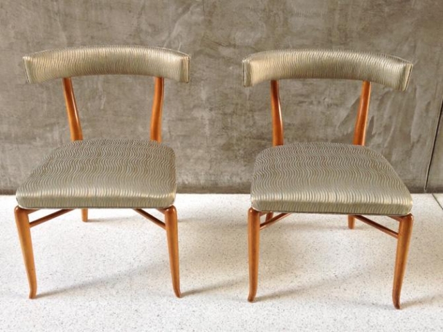 Robsjohn-Gibbings dressing chairs