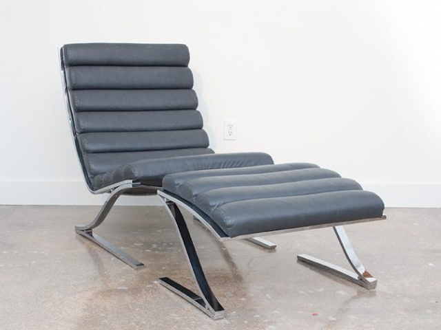 Milo Baughman lounge chair and ottoman