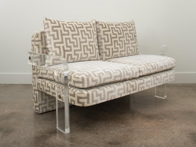 Vladimir Kagan lucite sofa