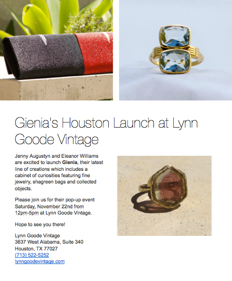 Pop-up at Lynn Goode Vintage