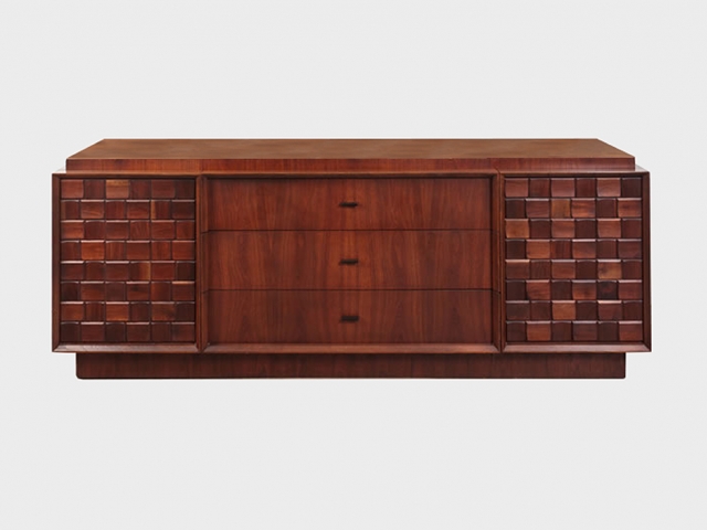 Mid Century Modern Brutalist style credenza